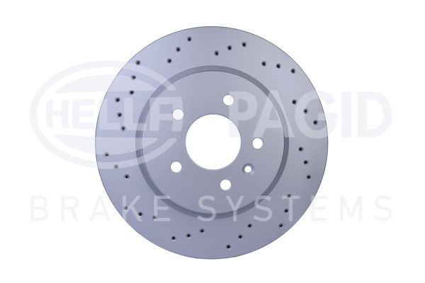 HELLA 8DD 355 126-391 Brake disc 315x23mm, 05/06x115, internally vented, Perforated, Coated