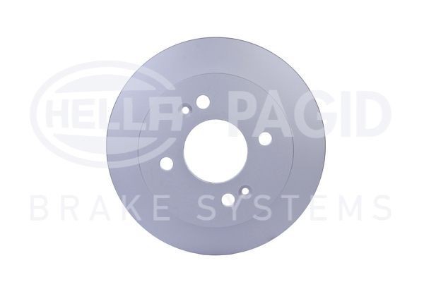 HELLA 8DD 355 126-491 Brake disc 234x10mm, 04/06x100, solid, Coated