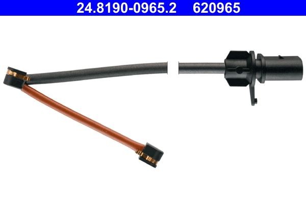 620965 ATE Length: 453mm Warning contact, brake pad wear 24.8190-0965.2 buy