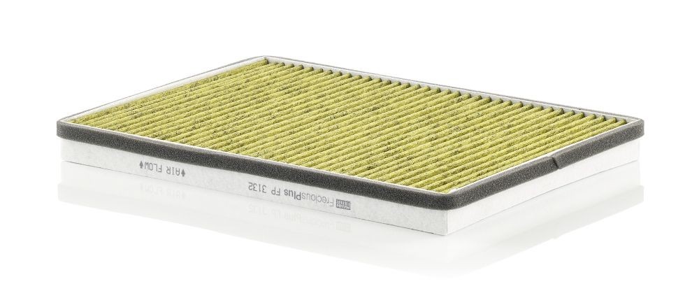 MANN-FILTER Activated Carbon Filter with polyphenol, with antibacterial action, Particulate filter (PM 2.5), with fungicidal effect, Activated Carbon Filter, 321 mm x 235 mm x 26 mm Width: 235mm, Height: 26mm, Length: 321mm Cabin filter FP 3132 buy