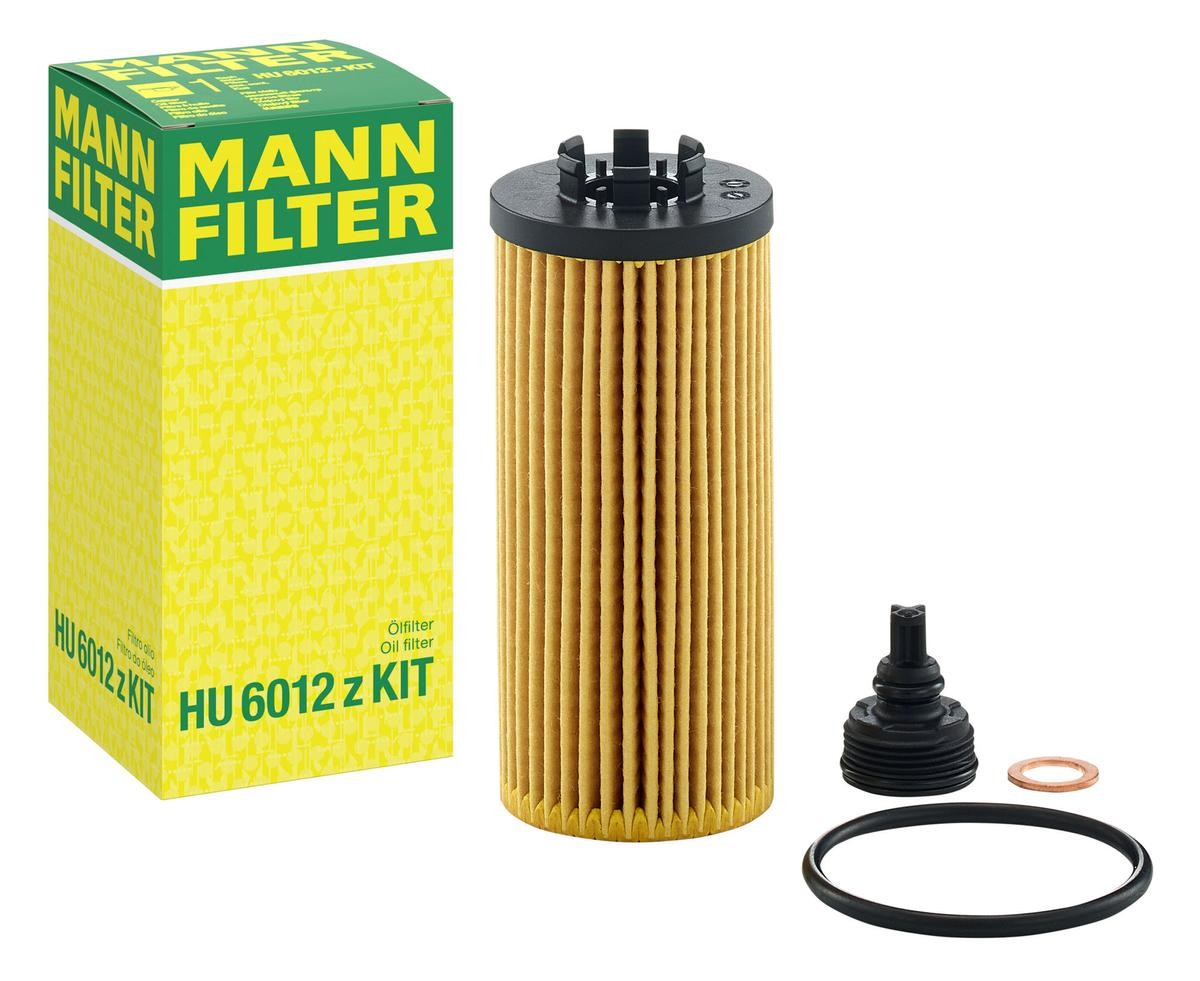 HU6012zKIT Oil filter HU 6012 z KIT MANN-FILTER with seal, Filter Insert