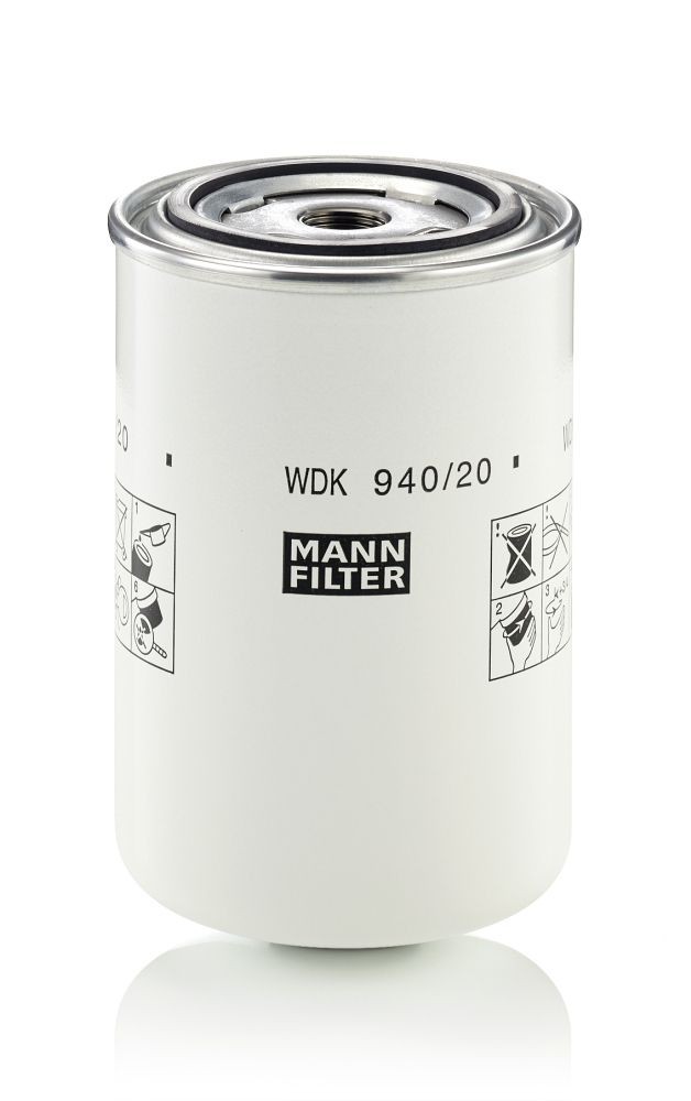 MANN-FILTER WDK940/20 Oil filter 103943