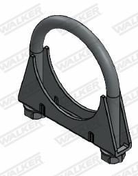 WALKER 80696 Clamp, exhaust system NISSAN SKYLINE in original quality