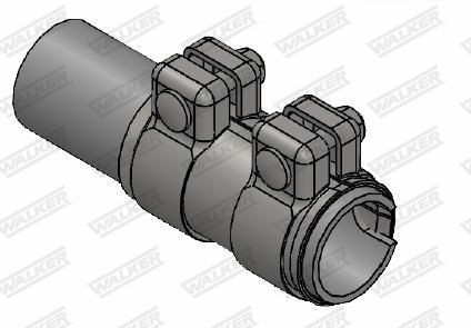 WALKER 82166 Exhaust clamp Inner Diameter: 60,5mm