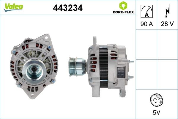 443234 VALEO Lichtmaschine RENAULT TRUCKS Premium