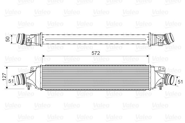 VALEO 818329 Intercooler without EGR valve