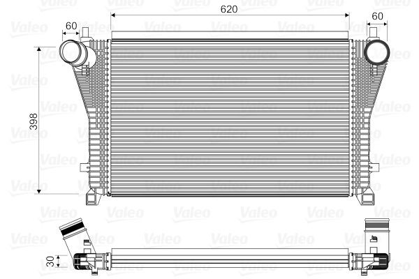 VALEO 818347 Intercooler without EGR valve