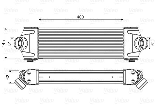 VALEO 818550 Intercooler without EGR valve