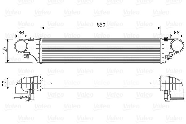 VALEO 818552 Intercooler without EGR valve