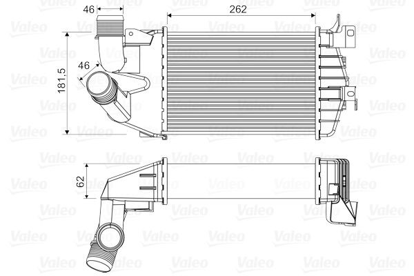 VALEO 818556 Intercooler without EGR valve