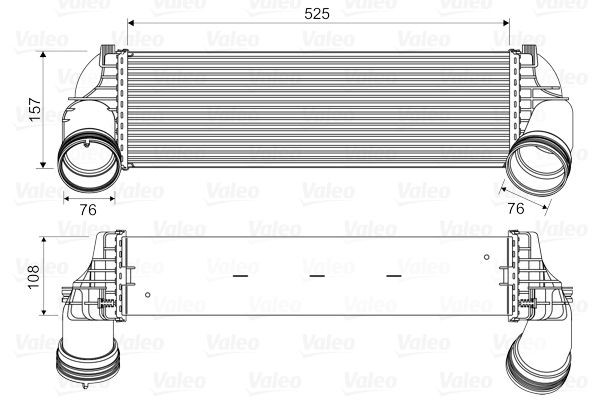 VALEO 818562 Intercooler without EGR valve