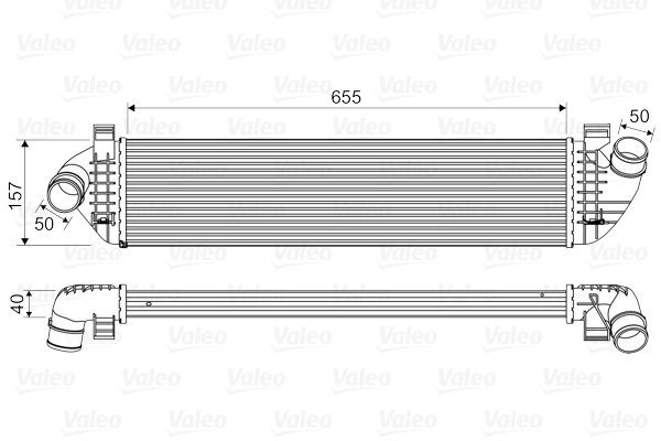 VALEO without EGR valve Intercooler, charger 818571 buy