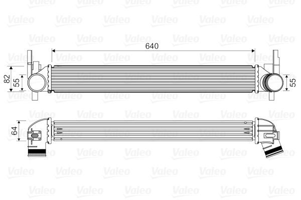 VALEO 818574 Intercooler without EGR valve