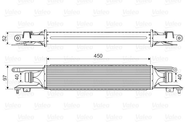 VALEO 818577 Intercooler without EGR valve
