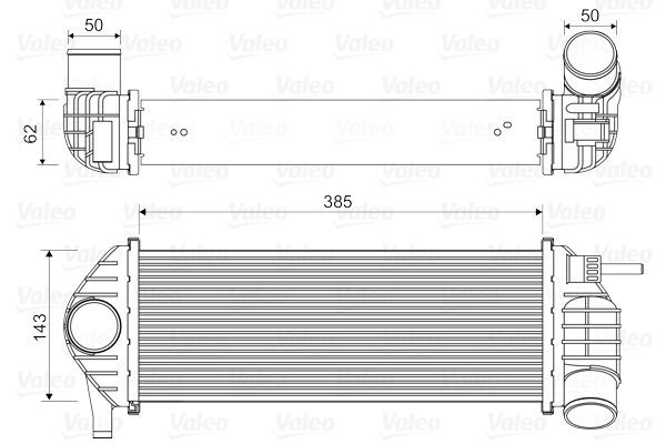 VALEO 818584 Intercooler without EGR valve
