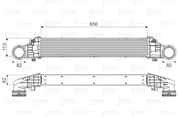 VALEO 818587 Intercooler without EGR valve