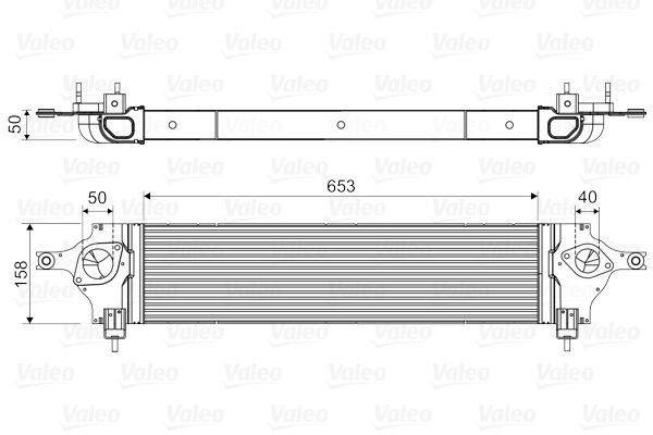 VALEO 818589 Intercooler without EGR valve