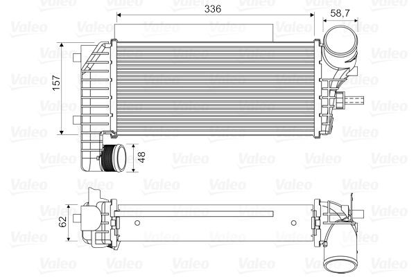 VALEO 818604 Intercooler without EGR valve