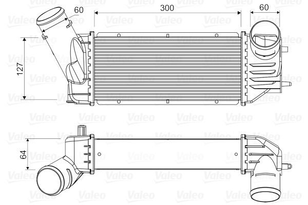 VALEO 818648 Intercooler without EGR valve