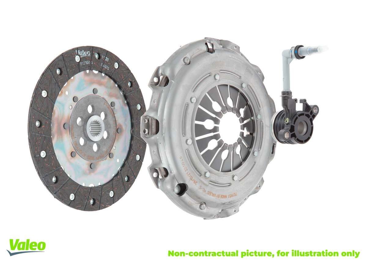 VALEO 834157 FORD FIESTA 2009 Clutch replacement kit