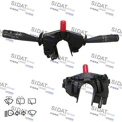 SIDAT with cornering light Number of connectors: 21, with indicator function, with wipe-wash function, with rear wipe-wash function, with high beam function, with hazard warning light function Steering Column Switch 430005 buy