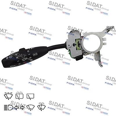 SIDAT with cornering light Number of connectors: 6, with wipe-wash function, with wipe interval function, with rear wipe-wash function, with high beam function Steering Column Switch 430348 buy