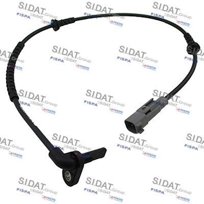 84.1412A2 SIDAT Wheel speed sensor OPEL Front axle both sides, Active sensor, 2-pin connector, 645mm