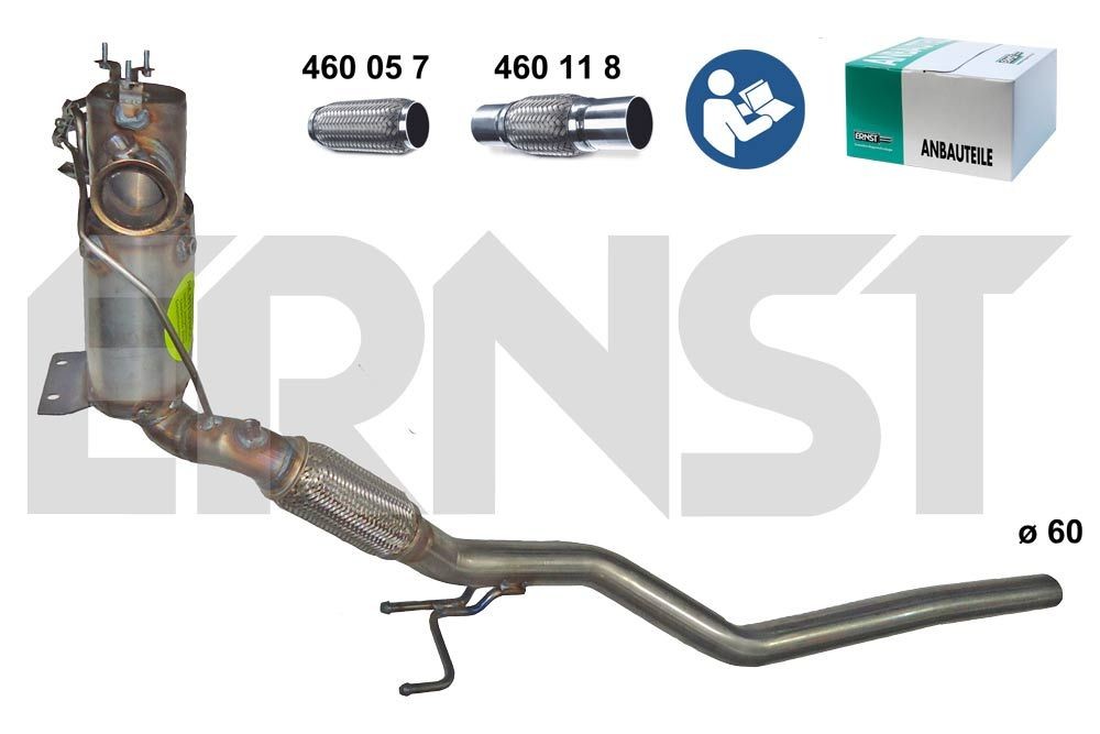 ERNST 920063 Diesel particulate filter 5N0.254.700 GX