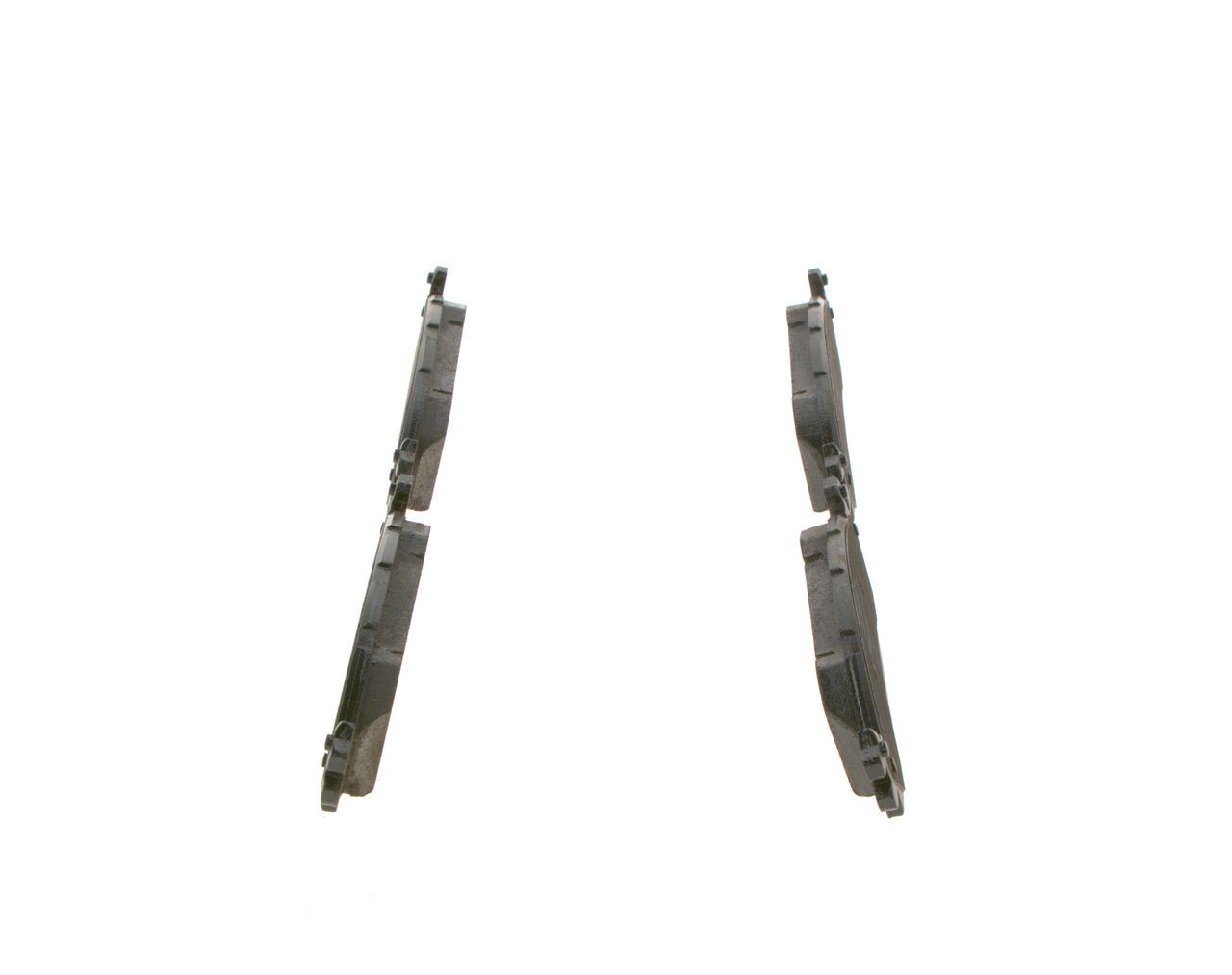 0986494758 Set of brake pads BP1932 BOSCH Low-Metallic, with anti-squeak plate