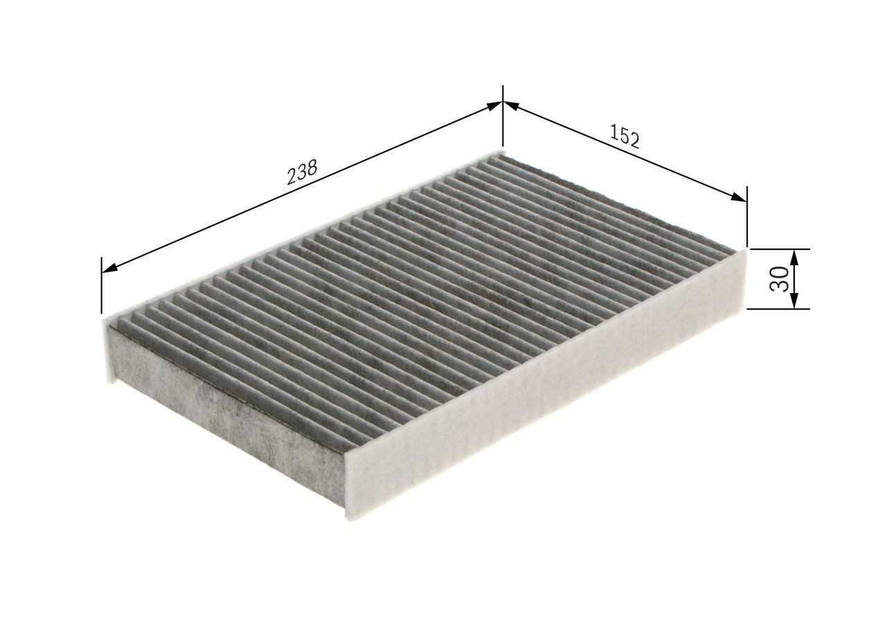 OEM-quality BOSCH 1 987 435 574 Air conditioner filter