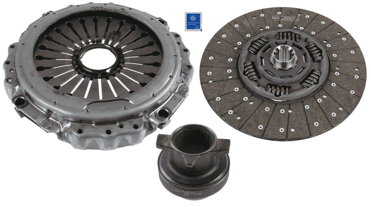 SACHS 3400 700 670 Clutch kit for release fork with rollers, 430mm