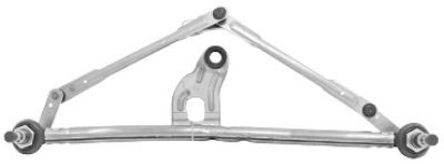 VAN WEZEL 0680230 Wiper Linkage for left-hand drive vehicles, Front, without electric motor