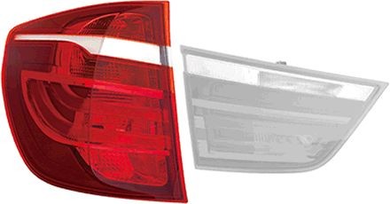 VAN WEZEL Left, Outer section, without bulb holder Tail light 0682935 buy