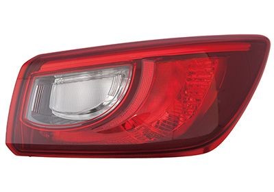 2791932 VAN WEZEL Tail lights MAZDA Right, without bulb holder