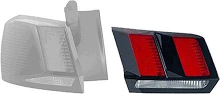 VAN WEZEL 4084923 Fanalini di coda Sx, Sezione interna, LED, rosso/nero, con portalampada Peugeot 3008 2019 di qualità originale
