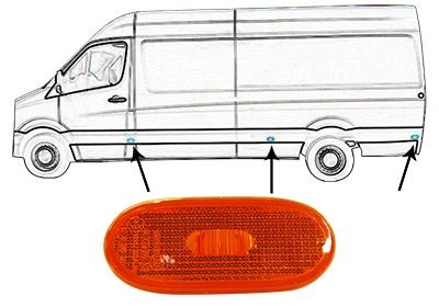 5403-03-10010S BLIC Feu clignotant droit, Rétroviseur extérieur, sans  porte-lampe ▷ AUTODOC prix et avis
