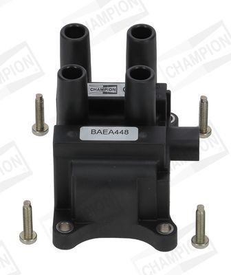 BAEA448 CHAMPION Coil pack FORD 3-pin connector, 12V, DIN, without electronics, Number of connectors: 4, 19,2 cm