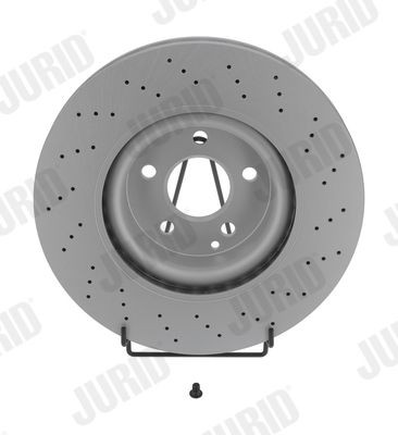 JURID 562567JC-1 Brake disc 335x32mm, 5, perforated/vented, Coated
