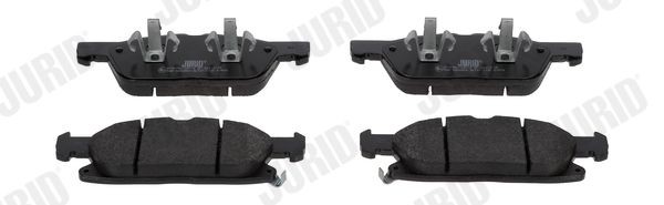22412 JURID with acoustic wear warning Height 1: 54,4mm, Height: 54,4mm, Width: 193,2mm, Thickness: 19,2mm Brake pads 573698J buy