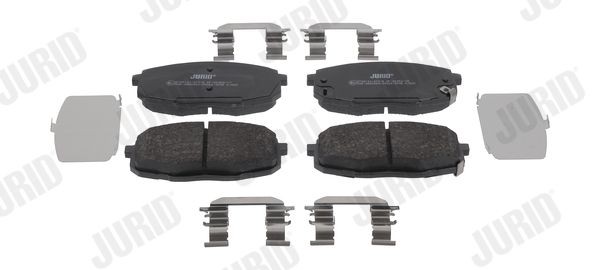 22052 JURID with acoustic wear warning Height 1: 57,2mm, Height: 57,2mm, Width: 130mm, Thickness: 17,6mm Brake pads 573813J buy