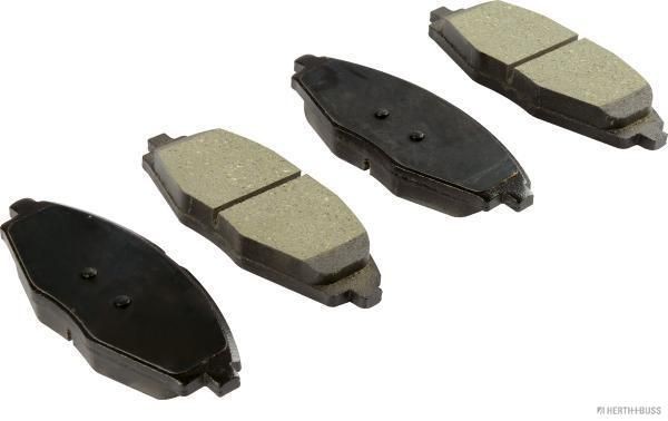 HERTH+BUSS JAKOPARTS Front Axle, with anti-squeak plate Height 1: 48,1mm, Width 1: 127mm, Thickness 1: 16,1mm Brake pads J3600909 buy