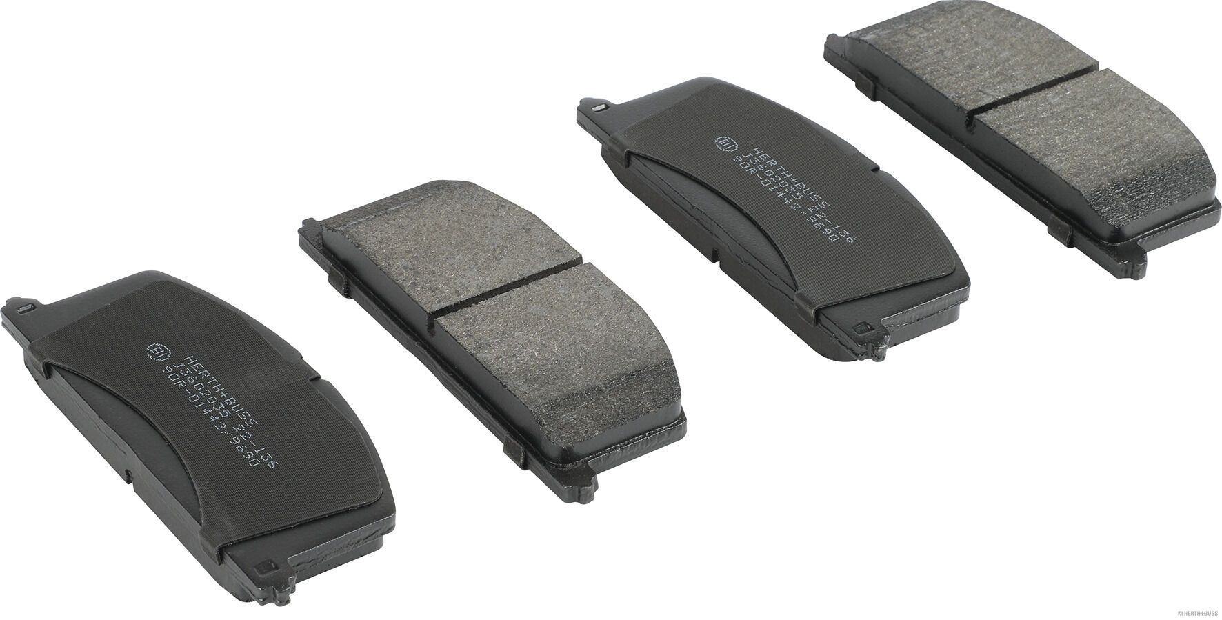 HERTH+BUSS JAKOPARTS J3602035 Brake pad set with acoustic wear warning