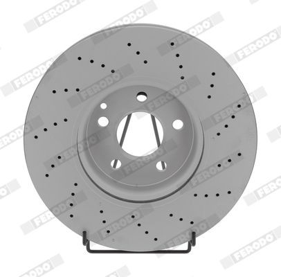 FERODO DDF2054C-1 Brake disc 322x32mm, 5x134, perforated/vented, Coated