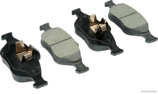 HERTH+BUSS JAKOPARTS J3603063 Brake pad set with anti-squeak plate, with staples