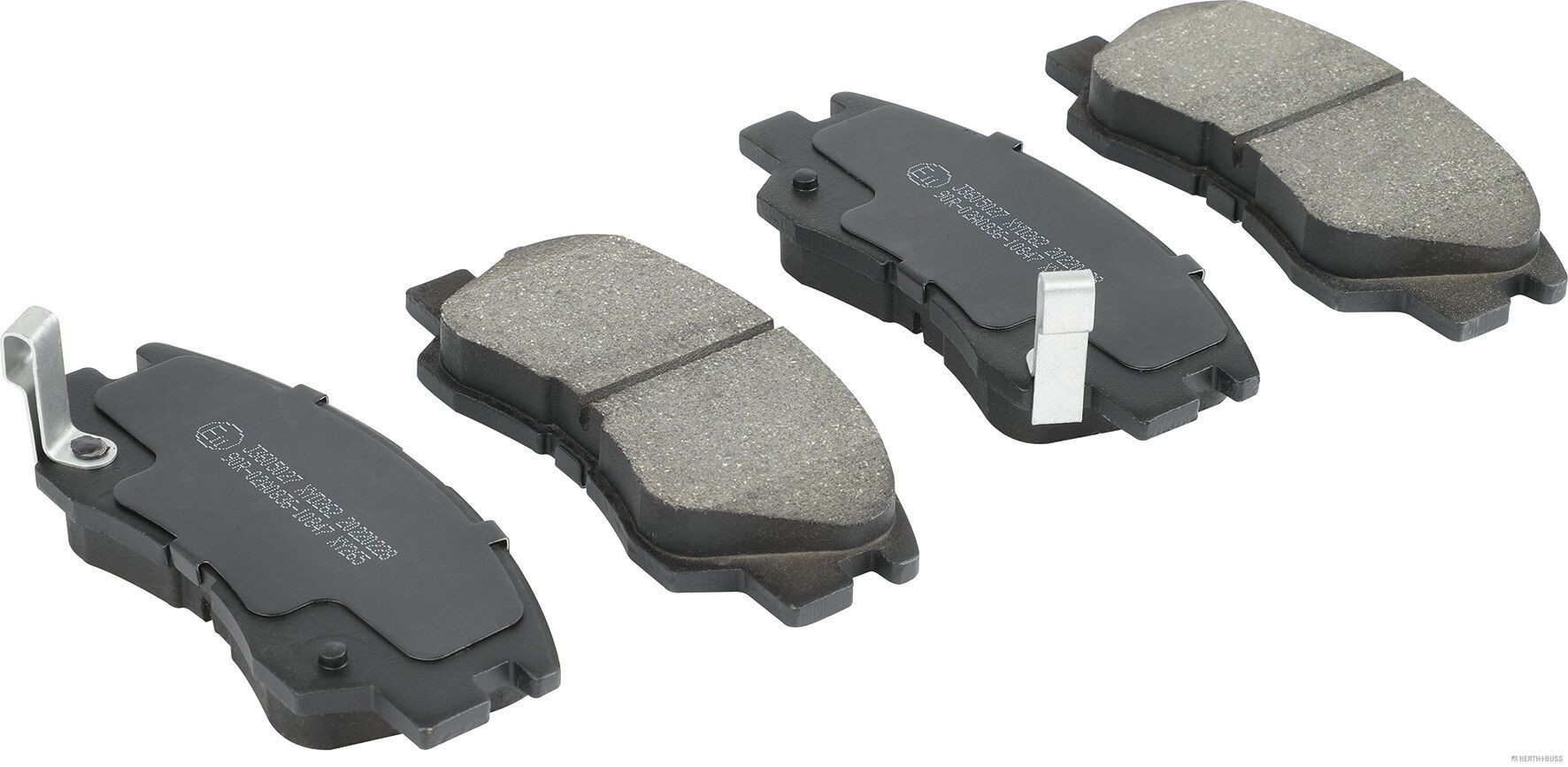HERTH+BUSS JAKOPARTS J3605027 Brake pad set with acoustic wear warning