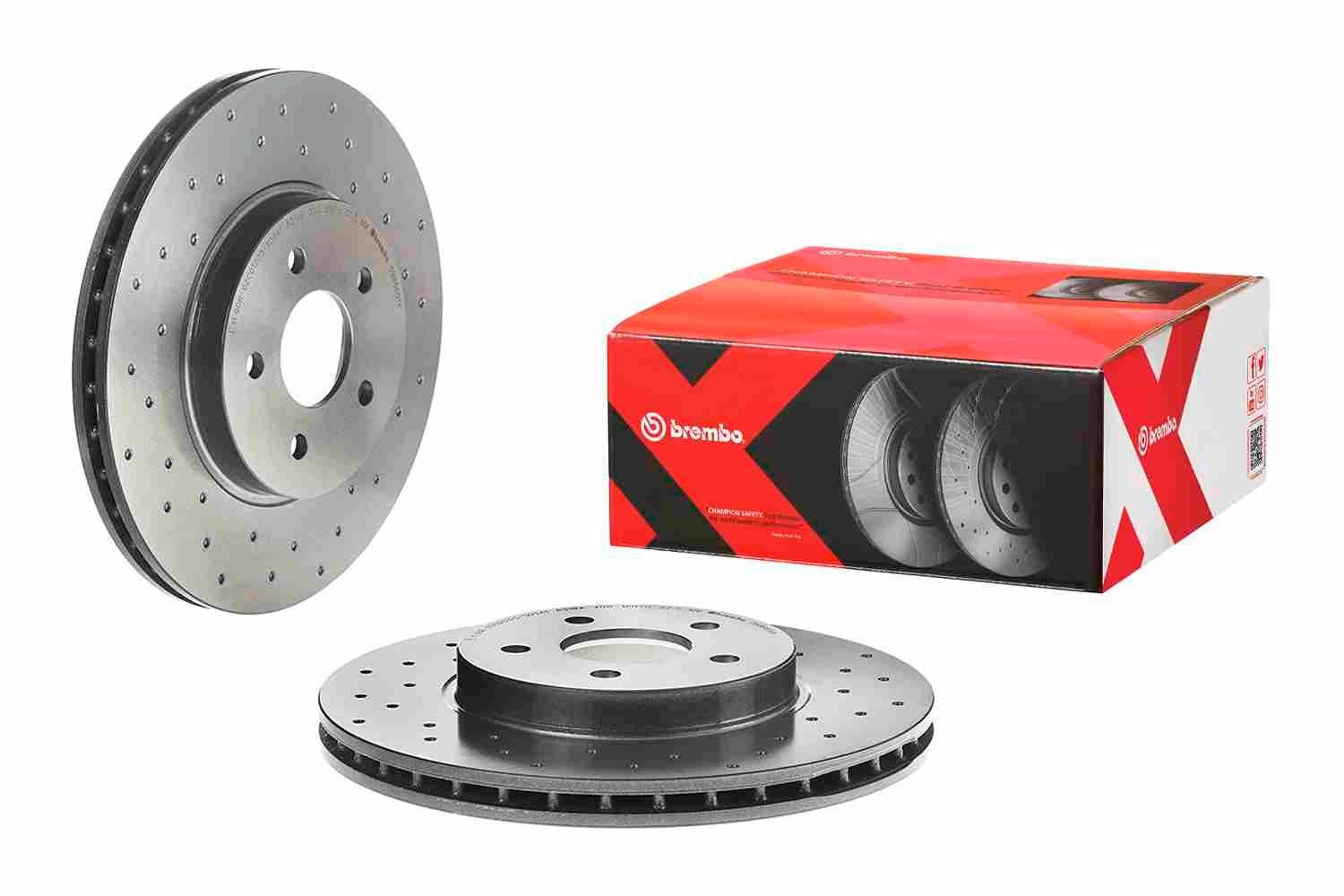 09.8665.1X Brake discs 09.8665.1X BREMBO 300x24mm, 5, perforated/vented, Coated, High-carbon