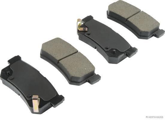 HERTH+BUSS JAKOPARTS with acoustic wear warning Width 1: 43mm, Width 2 [mm]: 43mm, Thickness 1: 15mm, Thickness 2: 15mm Brake pads J3610401 buy