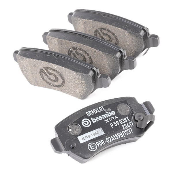 P59038X Disc brake pads XTRA LINE BREMBO 23655 review and test