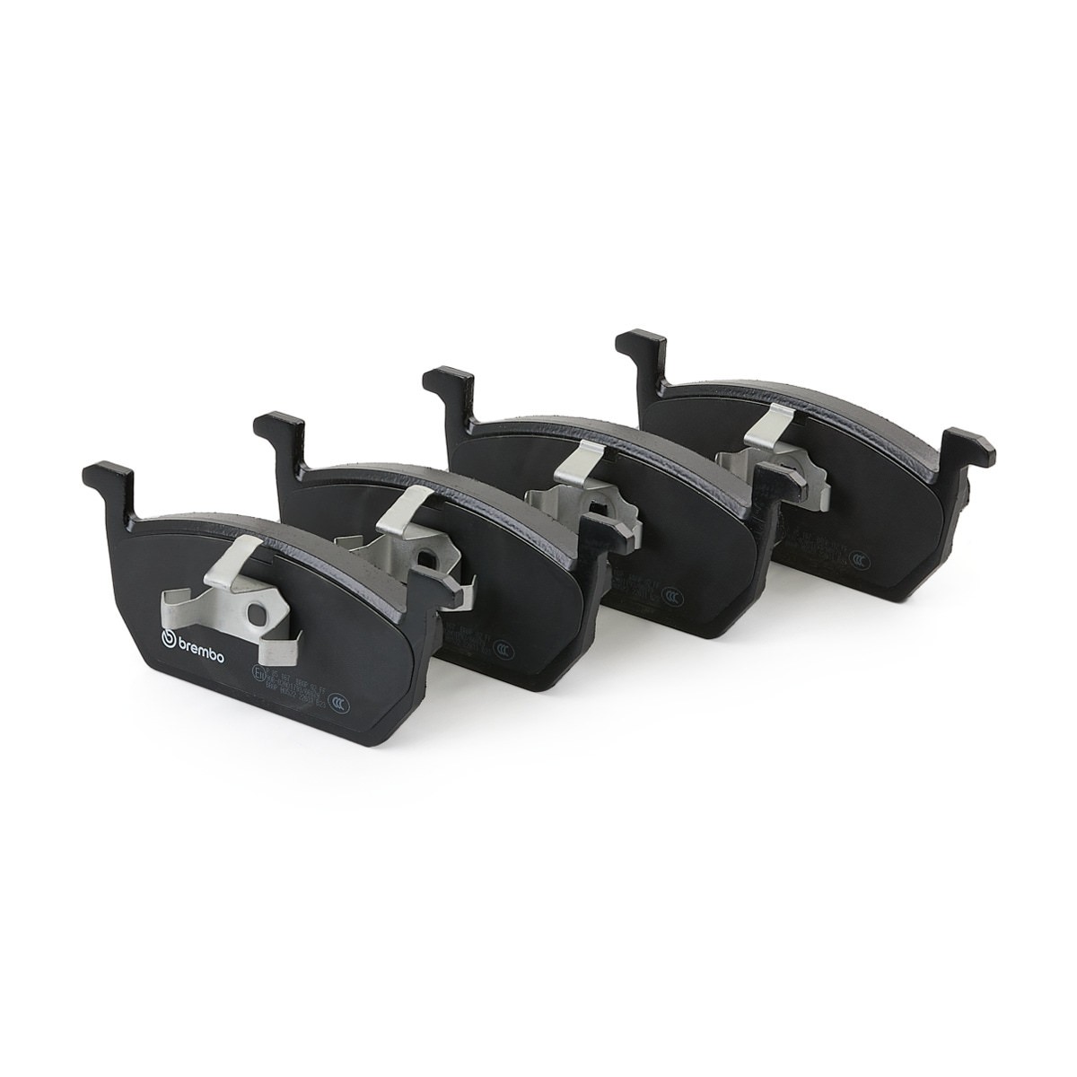 BREMBO P 85 167 Brake pad set excl. wear warning contact, with piston clip, without accessories