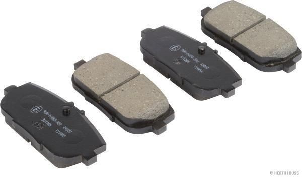 HERTH+BUSS JAKOPARTS J3613020 Brake pad set with acoustic wear warning